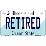 Retired Rhode Island State License Plate Novelty License Plate 7" x 4" (MP)