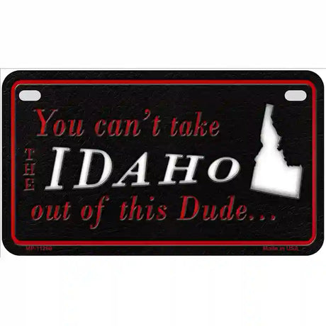Idaho Dude Novelty Metal License Plate 7" x 4" (MP)