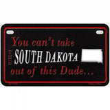 South Dakota Dude Novelty Metal License Plate 7" x 4" (MP)