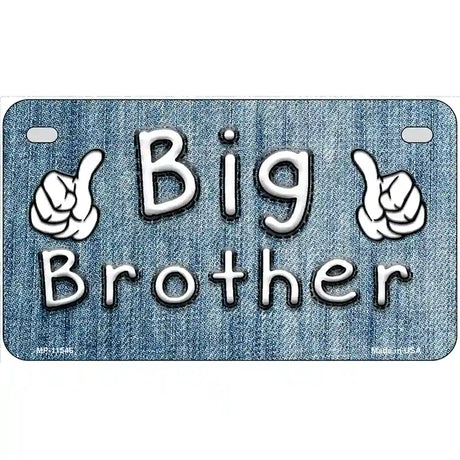 Big Brother Novelty License Plate 7" x 4" (MP)