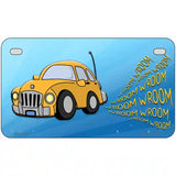 Wroom Wroom Novelty License Plate 7" x 4" (MP)