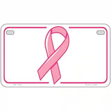 Breast Cancer Ribbon Novelty Metal License Plate 7" x 4" (MP)