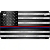First Responder American Flag Novelty License Plate 7" x 4" (MP)