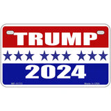 Trump 2024 Novelty Metal License Plate 7" x 4" (MP)