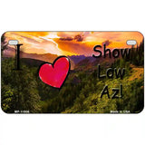 Show Low Valley Arizona Novelty License Plate 7" x 4" Motorcycle (MP)