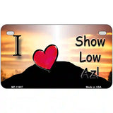 Show Low Hilltop Arizona Novelty License Plate 7" x 4" Motorcycle (MP)