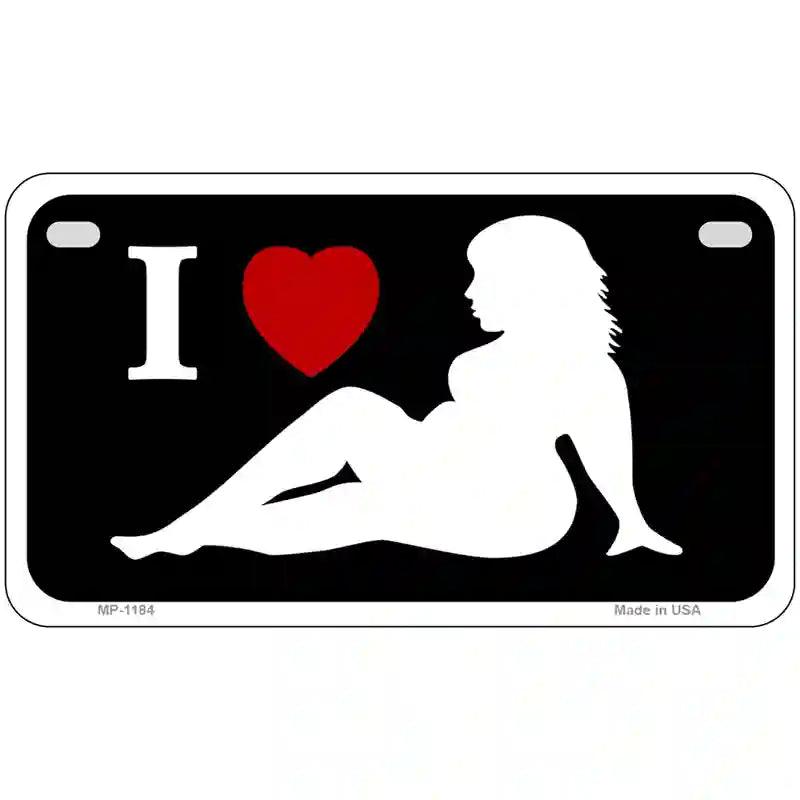 Full Figured Women Novelty Metal License Plate 7" x 4" (MP)