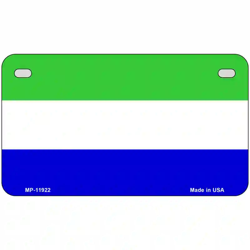 Galapagos Island Flag Metal Novelty License Plate 7" x 4" (MP)