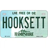 Hooksett New Hampshire Novelty Metal License Plate 7" x 4" Motorcycle (MP)