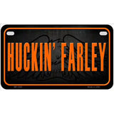 Huckin Farley Novelty Metal License Plate 7" x 4" (MP)