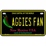 Aggies Fan Novelty Metal License Plate 7" x 4" (MP)