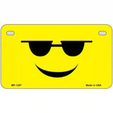Sunglasses Cool Smiley Novelty Metal License Plate 7" x 4" (MP)