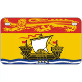 New Brunswick Canada Flag Novelty Metal License Plate 7" x 4" (MP)