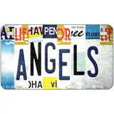 Angels Strip Art Novelty Metal License Plate Tag 7" x 4" (MP)