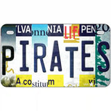 Pirates Strip Art Novelty Metal License Plate Tag 7" x 4" (MP)