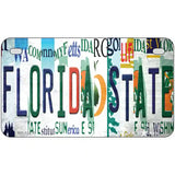 Florida State Strip Art Novelty Metal License Plate Tag 7" x 4" Motorcycle (MP)