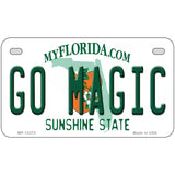 Go Magic Novelty Metal License Plate Tag 7" x 4" (MP)