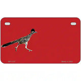Roadrunner Offset Novelty Metal License Plate 7" x 4" (MP)