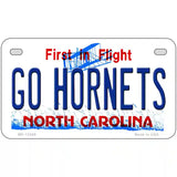 Hornets Fan Novelty Metal License Plate Tag 7" x 4" Motorcycle (MP)