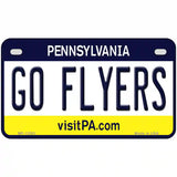 Go Flyers Novelty Metal License Plate Tag 7" x 4" (MP)