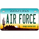 Air Force Arizona Novelty Metal License Plate Tag 7" x 4" Motorcycle (MP)
