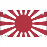 Rising Sun Japan Novelty Metal License Plate Tag 7" x 4" (MP)