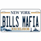 Bills Mafia NY Excelsior Novelty Metal License Plate Tag 7" x 4" Motorcycle (MP)