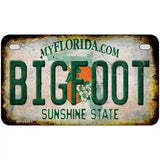 Bigfoot Florida Novelty Metal License Plate Tag 7" x 4" Motorcycle (MP)