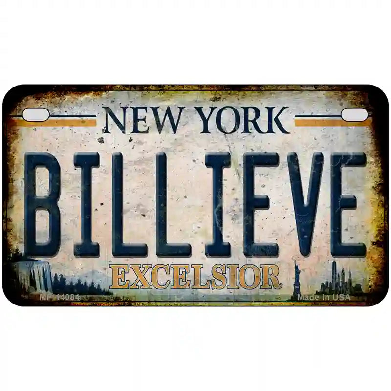Billieve Excelcior New York Novelty License Plate 7" x 4" (MP)