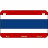 Thailand Flag Metal Novelty License Plate 7" x 4" (MP)