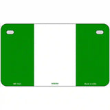 Nigeria Flag Metal Novelty License Plate 7" x 4" (MP)