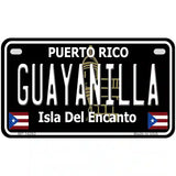 Guayanilla Puerto Rico Black Novelty Metal License Plate 7" x 4" (MP)