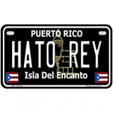 Hato Rey Puerto Rico Black Novelty Metal License Plate 7" x 4" (MP)