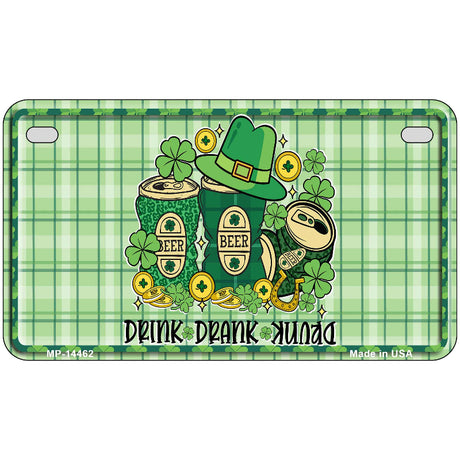 Drink Drank Drunk Novelty Metal License Plate LP-14462