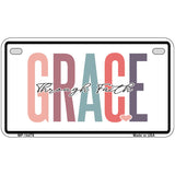 Grace Through Faith Novelty Metal License Plate LP-14478