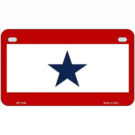 Blue Star One Metal Novelty License Plate 7" x 4" (MP)