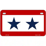 Blue Star Two Metal Novelty License Plate 7" x 4" (MP)