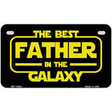 Best Father in the Galaxy Novelty Metal License Plate LP-14503