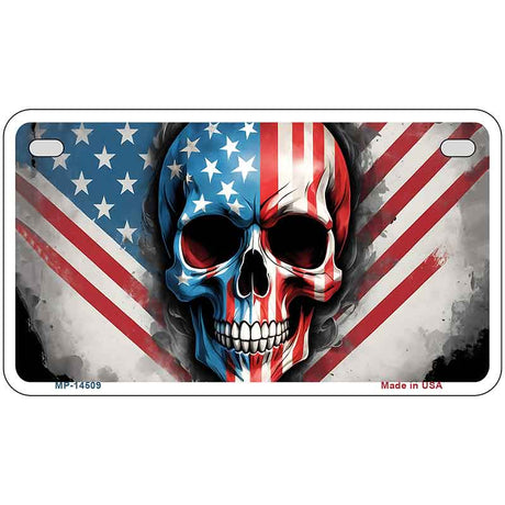 American Skull Novelty Metal License Plate LP-14509