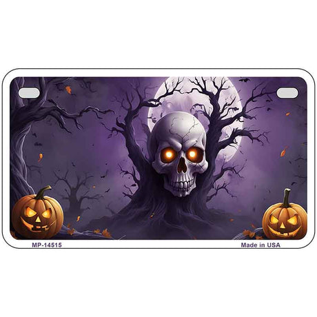 The Haunted Skull Tree Novelty Metal License Plate LP-14515