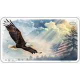 Sunrays & Eagle Novelty Metal License Plate LP-14520