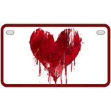 Bloody Heart Novelty Metal License Plate LP-14538