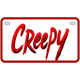Creepy Novelty Metal License Plate LP-14540
