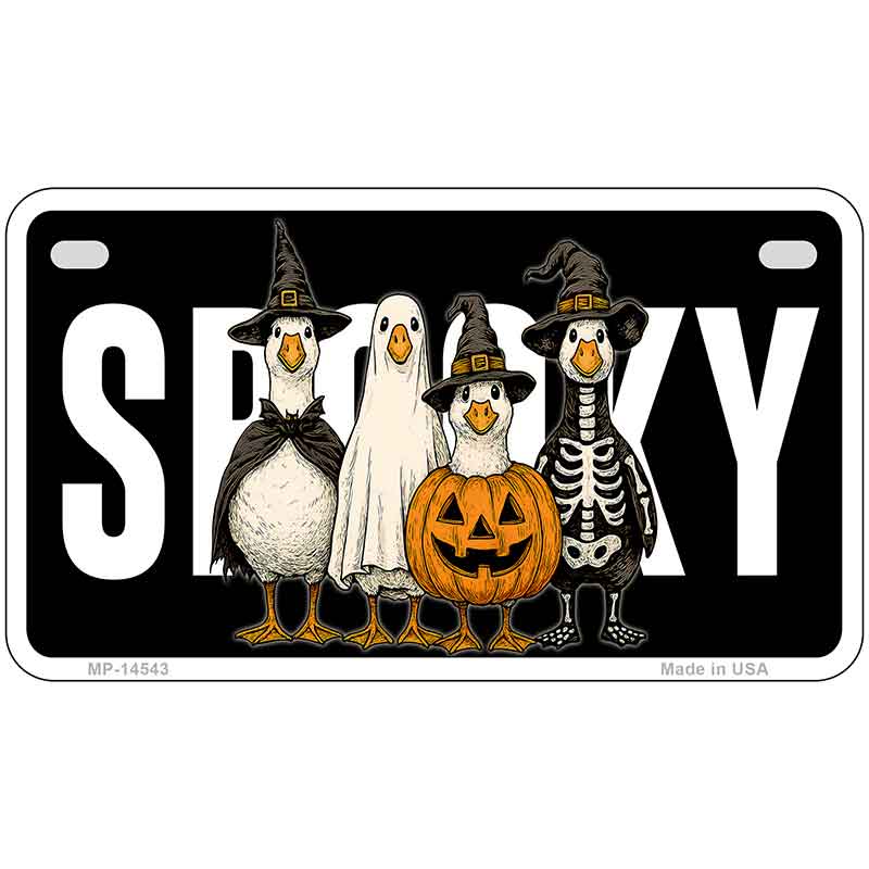 Spooky Goose Novelty Metal License Plate LP-14543