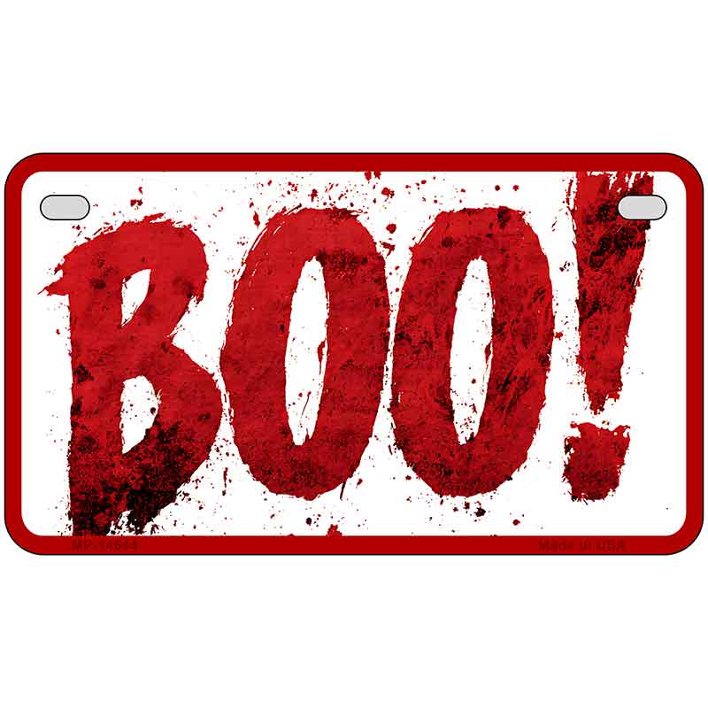 Bloody Boo Novelty Metal License Plate LP-14544