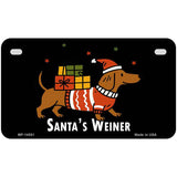 Santas Weiner Novelty Metal License Plate LP-14551