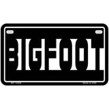Bigfoot Hidden Novelty Metal License Plate LP-14556