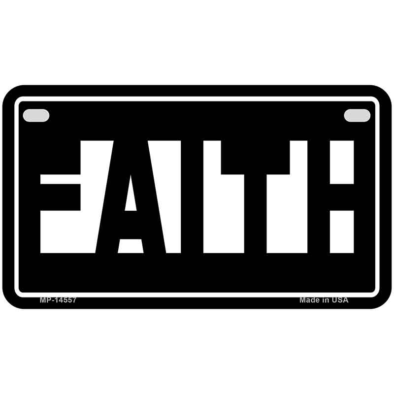 Hidden Faith Novelty Metal License Plate LP-14557