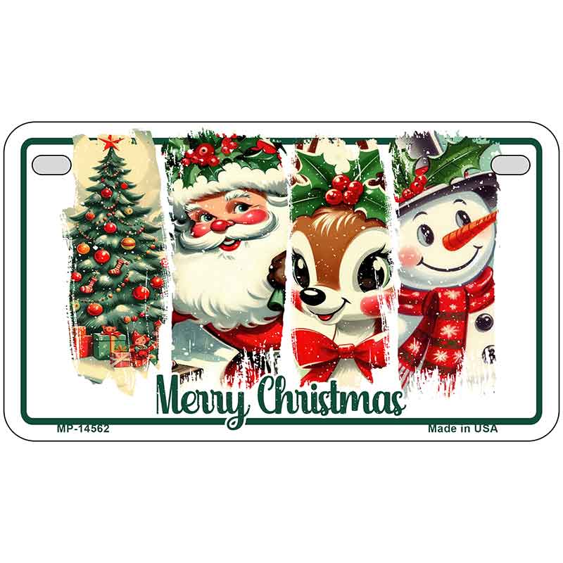 Merry Christmas Novelty Metal License Plate LP-14562