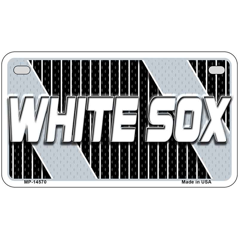 WHITE SOX Graphic Novelty Metal License Plate LP-14570